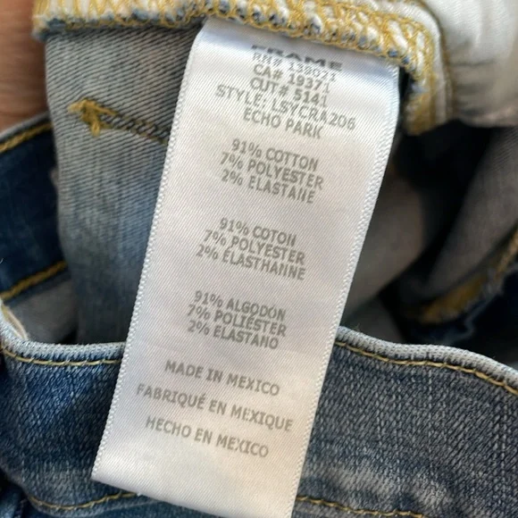 FRAME Le Sylvie Slender Straight Jeans - Picture 10 of 10